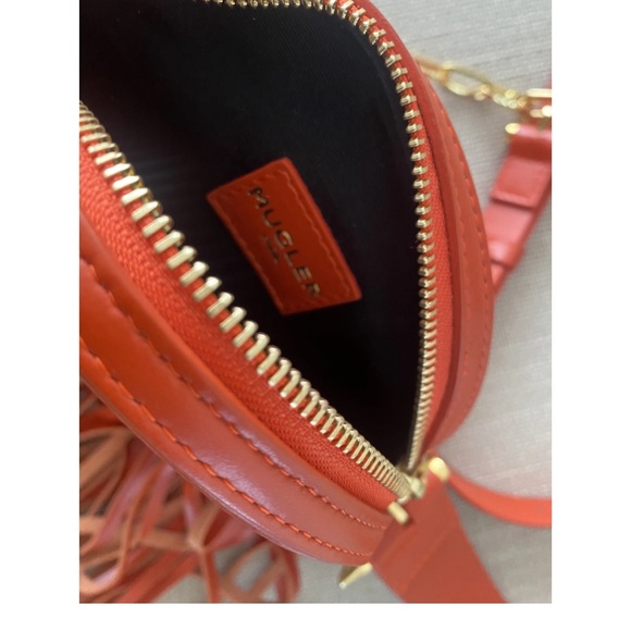 Thierry Mugler Fringe Leather Crossbody - Picture 5 of 6